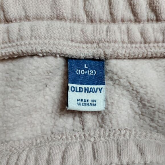 Old Navy jogger sweatpants size 10 to 12 pink Large unisex fall winter - Picture 3 of 6